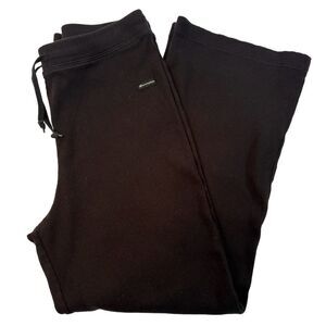 Champion Vintage Ribbed Knit Black Pants | Made in USA | Size Medium